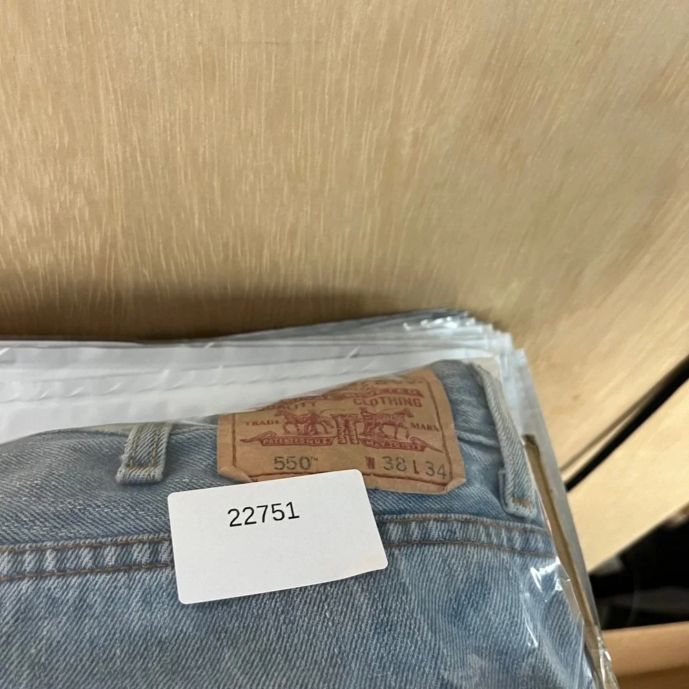 Levis 550 Jeans Mens Size‎ 38x34 Blue Relaxed Fit Tapered Leg Classic